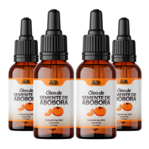 Gota Prost Original – Óleo de Semente de Abobora – 4 Frascos