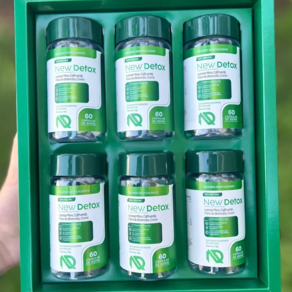 New Detox – Kit 2 Potes do Suplemento Natural para Desintoxicação - Image 4