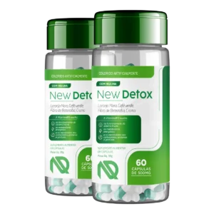 New Detox – Kit 2 Potes do Suplemento Natural para Desintoxicação