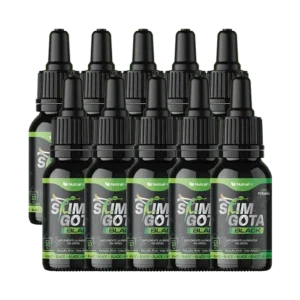 Slim Gota Black – 100% Natural – 10 Frascos de 30ml